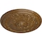 Ekena Millwork Brunswick Ceiling Medallion (Fits Canopies up to 4 1/2"), 27"OD x 2 1/2"P, Smokey Topaz Crackle CM27BRSTC - alternate 2